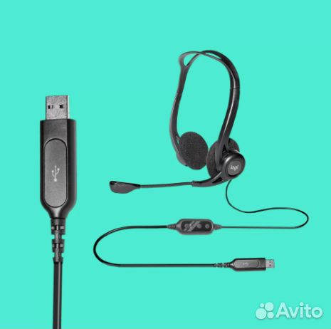 Компьютерная гарнитура Logitech 960 USB Headset