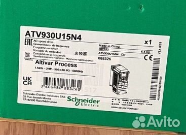 Преобразователь Schneider Electric ATV930U15N4