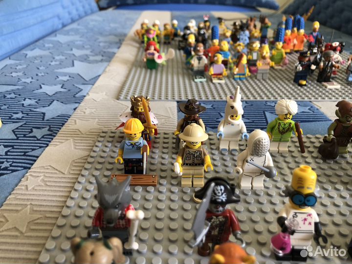 Lego минифигурки 13,14,15 серии симпсоны бэтман