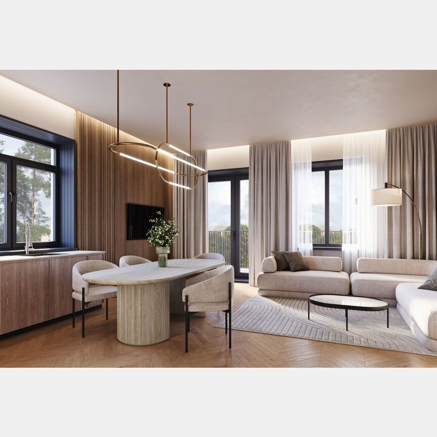 2-к. квартира, 64,9 м², 1/4 эт.