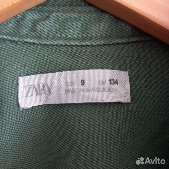 Рубашка zara (зара) для мальчика хлопок100 %