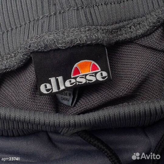 Спортивные штаны ellesse серые С черными вставками 46(S)