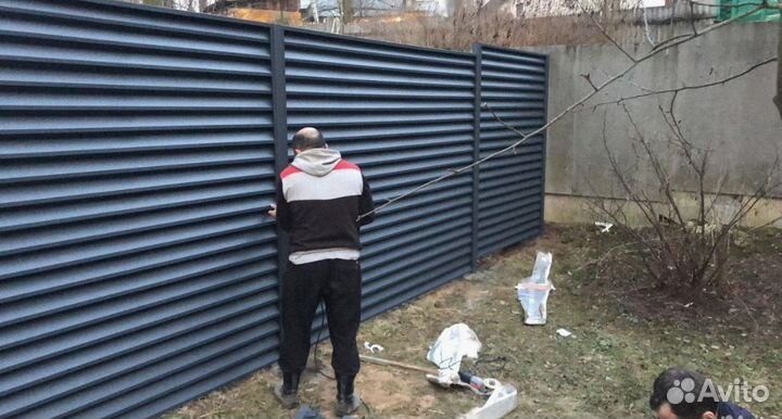 Забор жалюзи