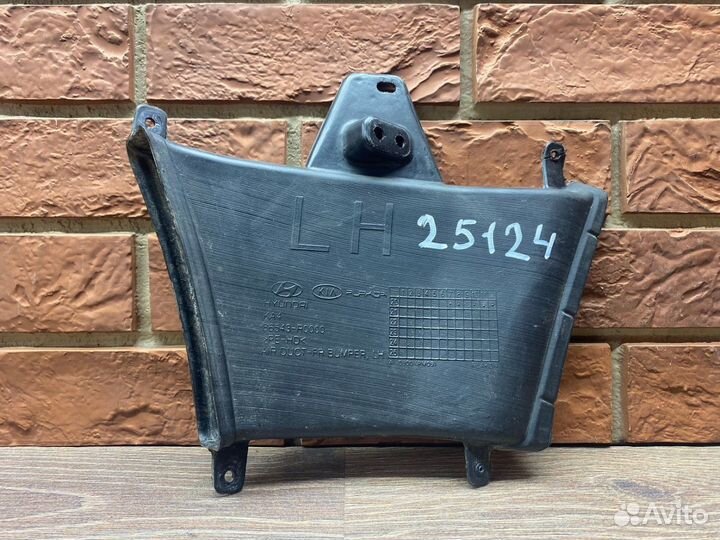 Воздуховод бампера левый Kia Carnival 2020+