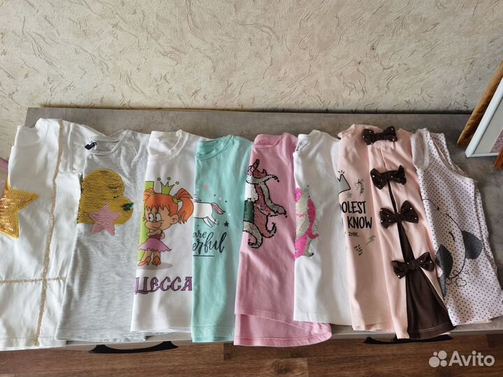 Одежда пакетом для девочки 110 116 122