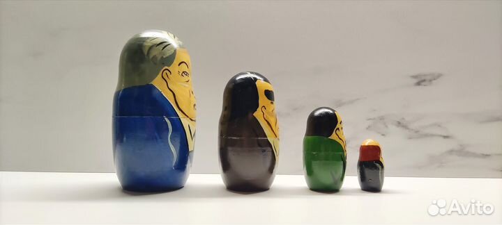 Матрёшки агитационные, предвыборный 1996 (сохран)