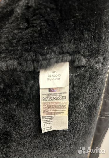 Кожаная куртка утепленная u.s. polo assn