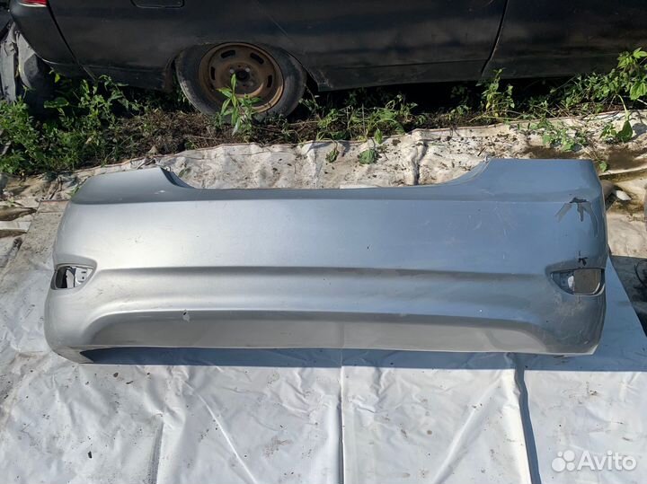 Задний бампер Hyundai Solaris 1
