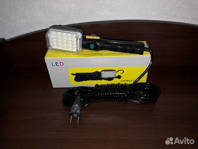 Лампа переносная LED 220в