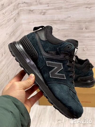 Кроссовки New Balance 574 Stone Island зимние