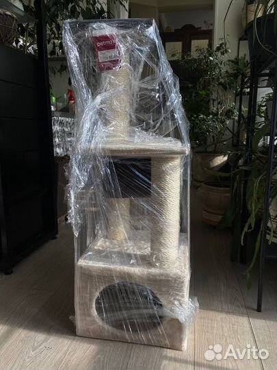 Спально-игровой комплекс для кошек с когтеточкой