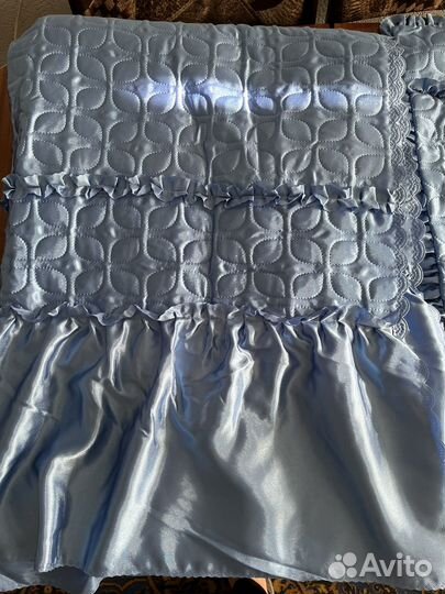 Набор : покрывало, наволочки, тюль
