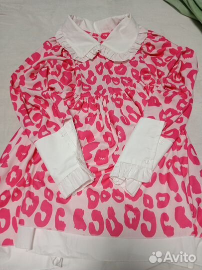 Розовое платье 42-44