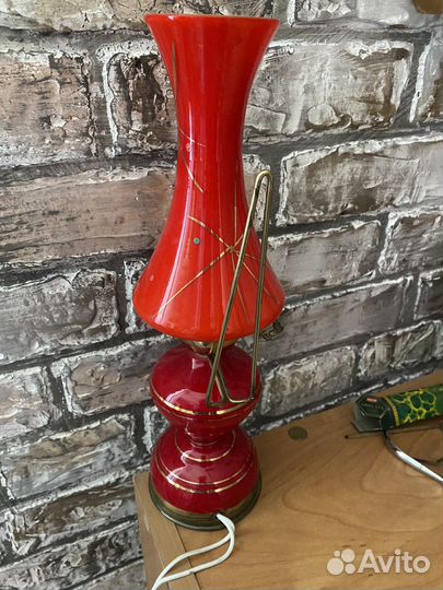 Настольная лампа под керосинку СССР