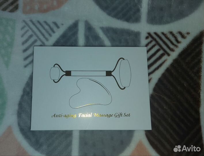 Набор Ролик скребок Гуаша натуральный камень в асс