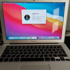 Apple macbook air 13 i7 8Gb 256 без акк