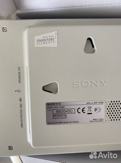 Цифровая фоторамка sony s-frame swarovski новая