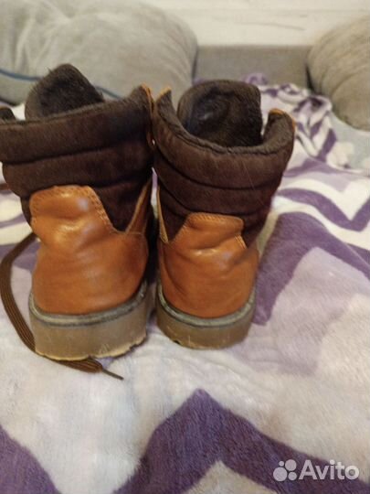 Сапоги мужские утепленные 24,5-25 см