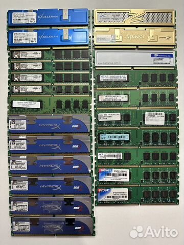 Оперативная память для пк DDR2 в ассортименте