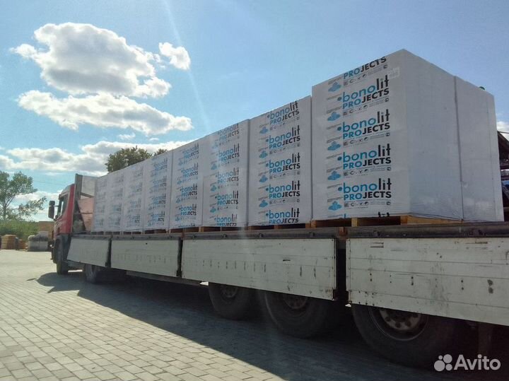 Газобетон Бонолит с Доставкой GZB-4810