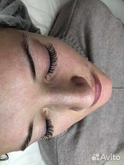 Наращивание ресниц на дому