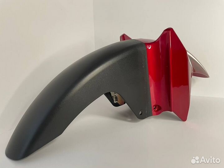 Крыло мопед пластик Красное Riva CX