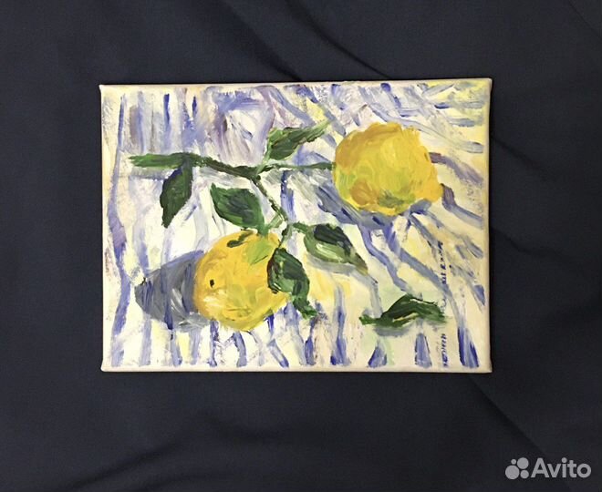 Картина акрилом на холсте