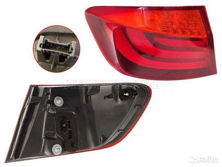 Фонарь задний BMW F10 10-13 LH 4D LED