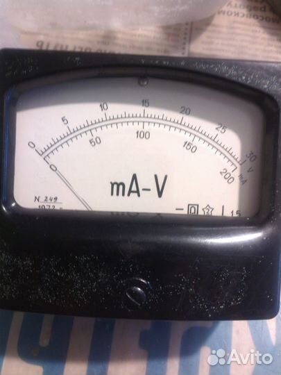 Мультиметр СССР 43101 и амперметр, вольтметр