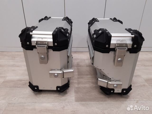 Боковые Алюминиевы кофры CRF1100 Africa Twin Серые