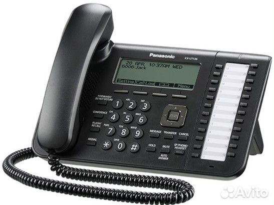 Телефон SIP Panasonic KX-UT136