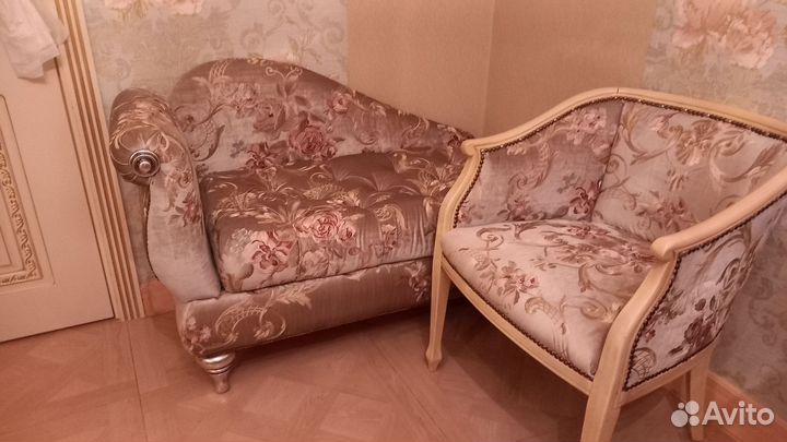 Кресло и банкетка