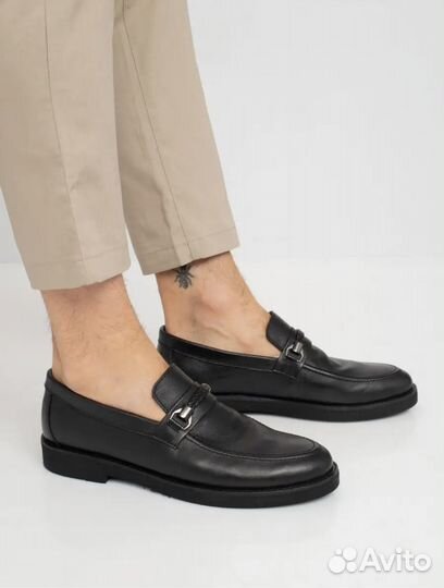 Лоферы мужские натуральная кожа