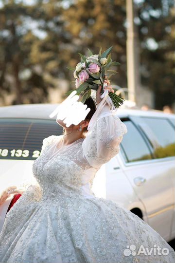 Свадебное платье королевское
