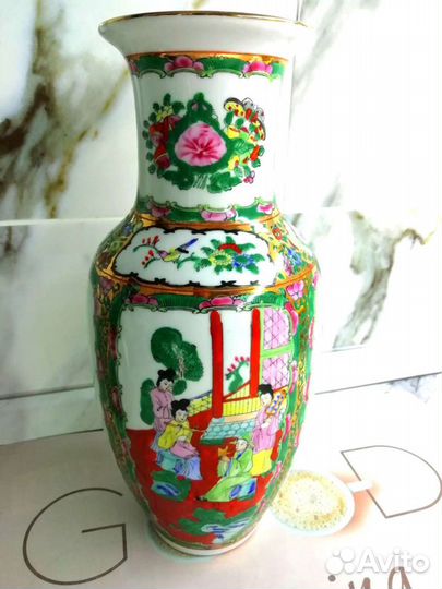 Ваза китайский фарфор, эксклюзив