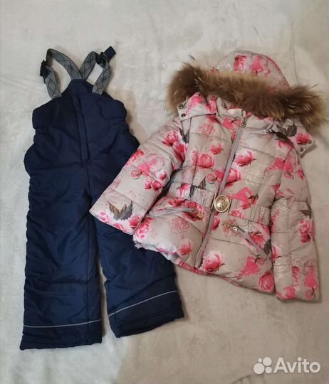 Зимний костюм для девочки 86 размер