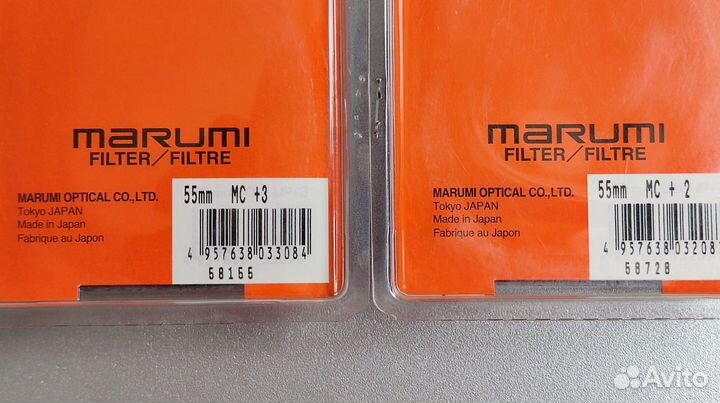 Макролинзы Marumi MC Close-Up +2+3 55mm
