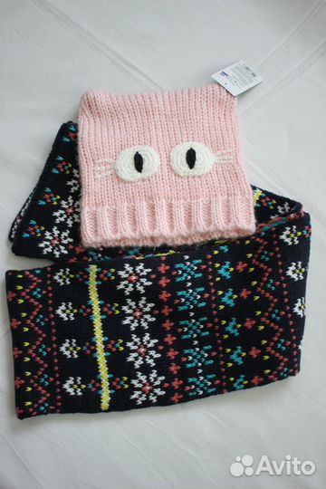 Шапка и шарф новые (комплект)