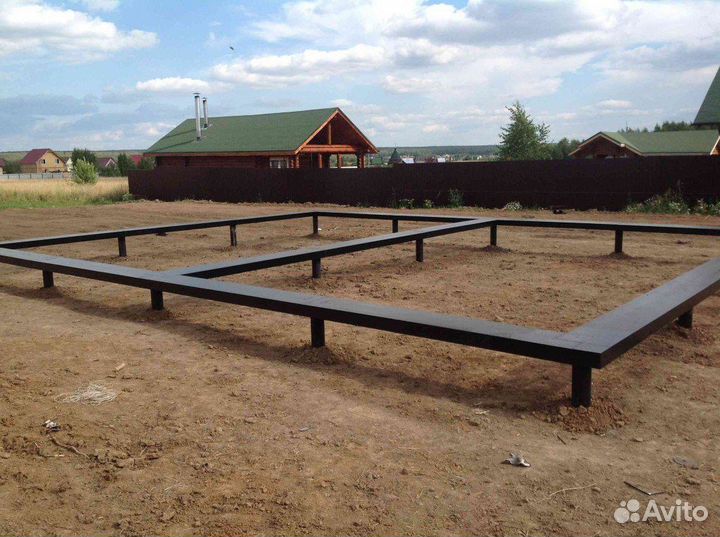 Винтовые сваи + монтаж