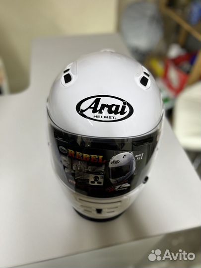 Мото шлем arai rebel white, xs