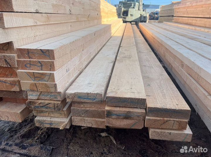 Доска обрезная естественной влажности