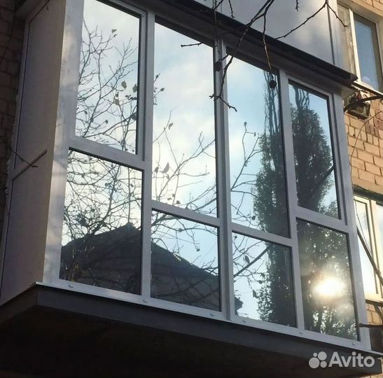 Пластиковые окна на балкон, с завода под ключ