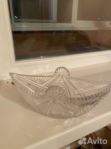 Салатник хрустальный