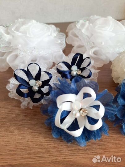 Банты школьные для волос, резинки, заколки