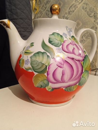 Заварочный чайник большой,доливной