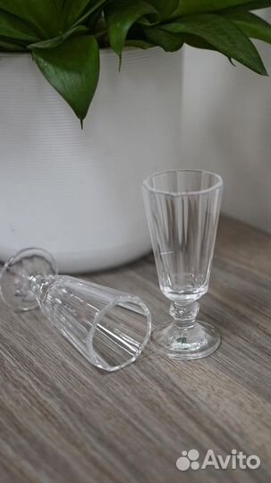 Рюмки стопки лафитники хрустальные