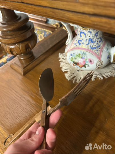 Вилка-ложка 19 век