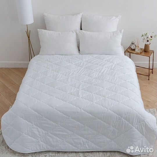 Одеяло всесезон 205х220см, файбер 150г/м, микрофиб