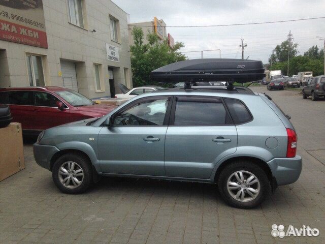 Автобокс Магнум 390 чер. карбон быстросъемный