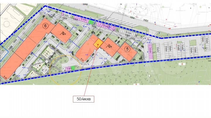 Свободного назначения, 50.4 м²